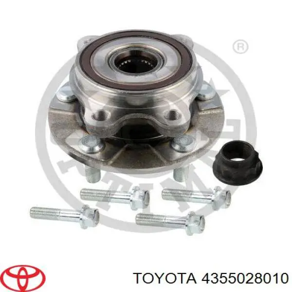 4355028010 Toyota cubo de rueda delantero