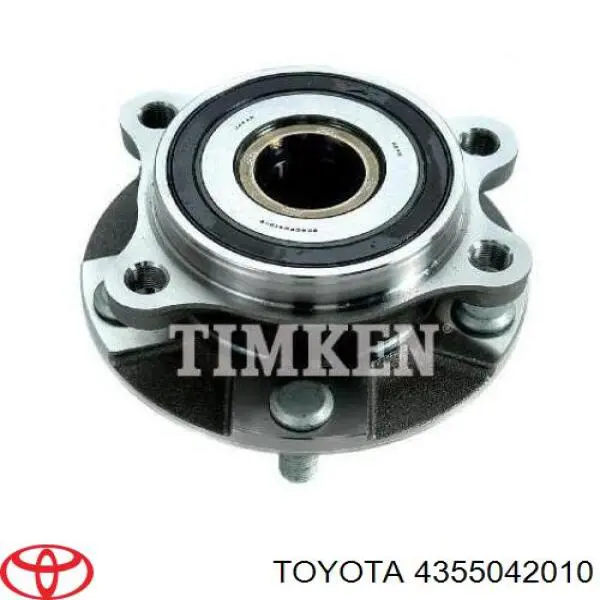 Cubo de rueda delantero Toyota Corolla E15
