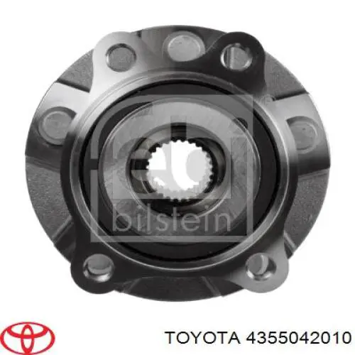 Cubo de rueda delantero Toyota Corolla E15