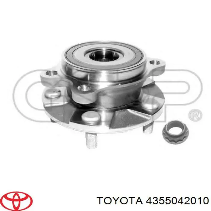 4355042010 Toyota Cubo delantero