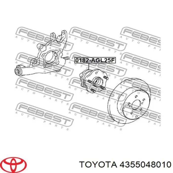 Buje de rueda delantero Toyota 4355048010 precio, desde 104,64 EUR
