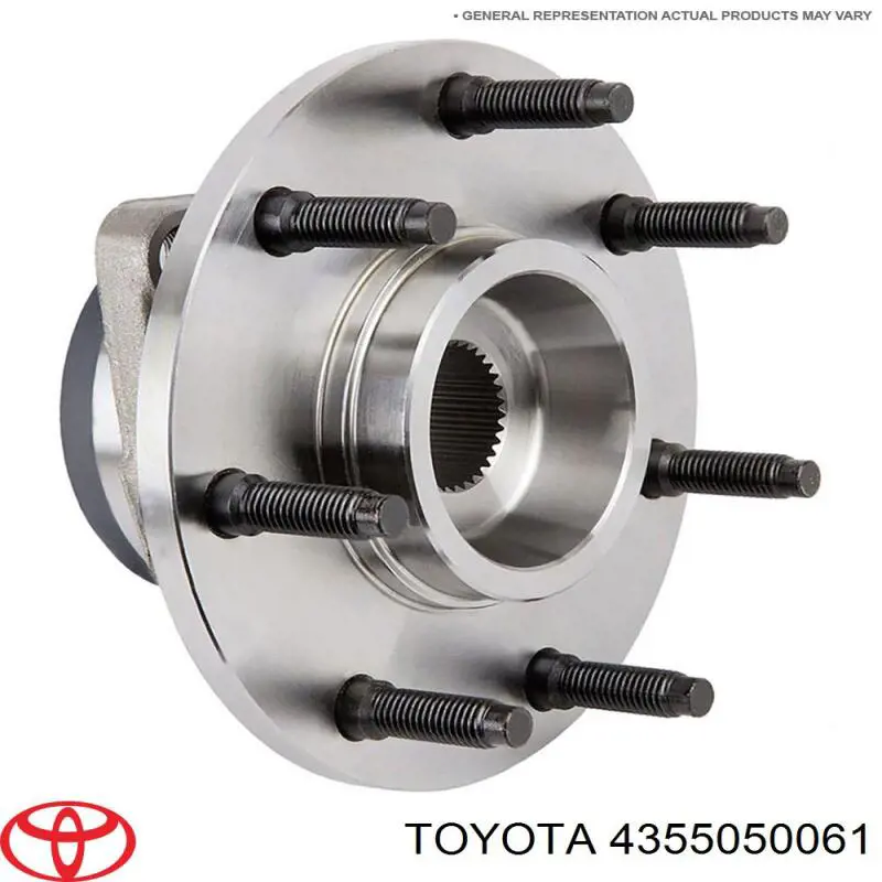 4355050061 Toyota cubo de rueda delantero