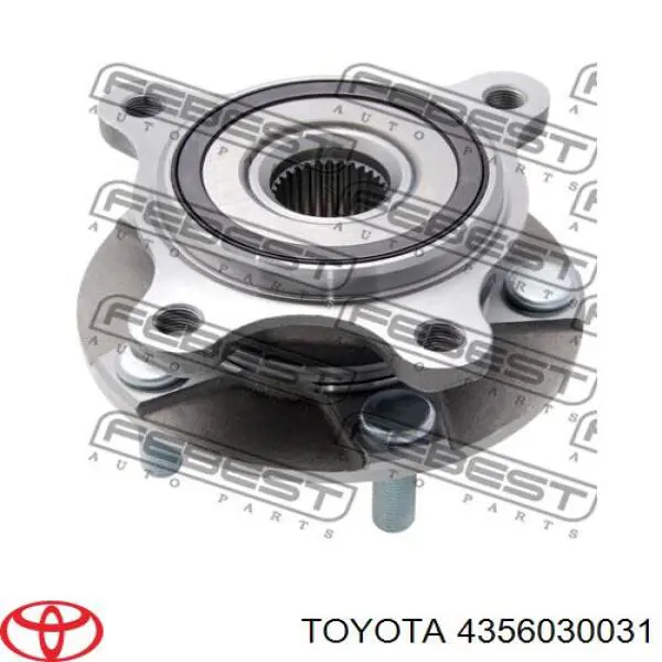 4356030031 Toyota cubo de rueda delantero