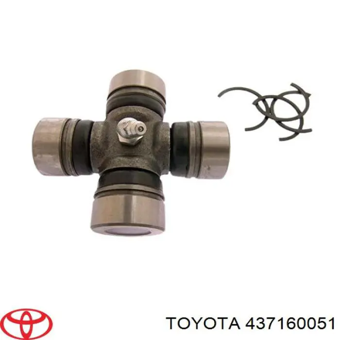 437160051 Toyota cruceta de árbol de cardán delantero