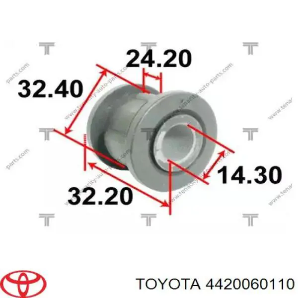 4425060110 Toyota cremallera de dirección