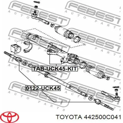 Engranaje de dirección Toyota 442500C041 precio, desde 479,59 EUR