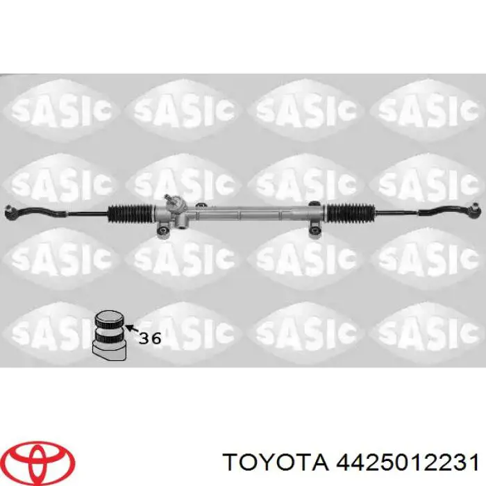 4425012261 Toyota cremallera de dirección