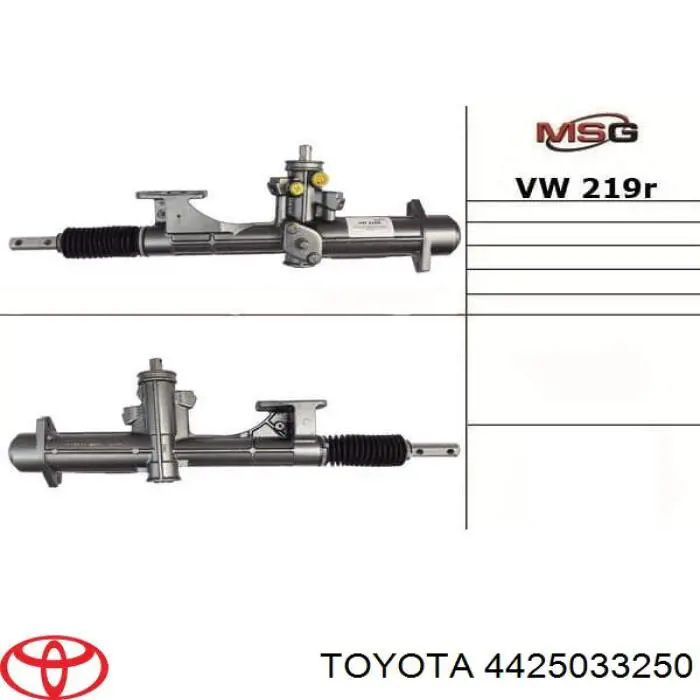 4425033250 Toyota cremallera de dirección