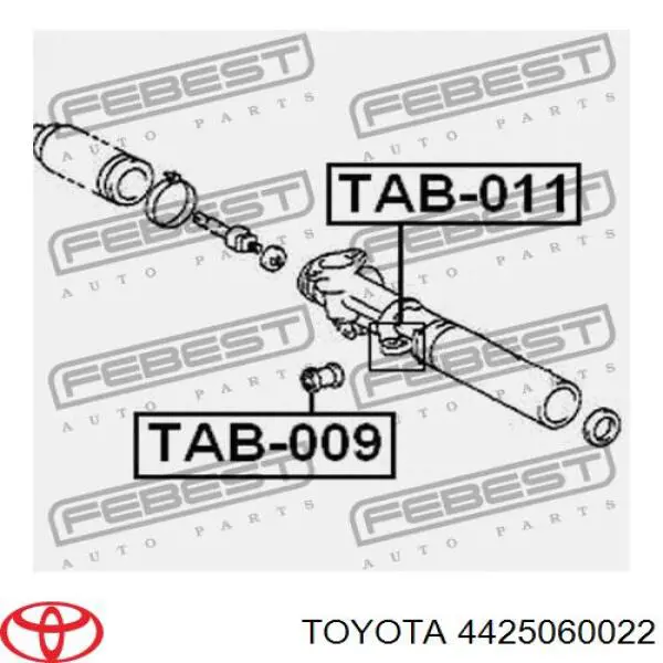 4425060022 Toyota cremallera de dirección