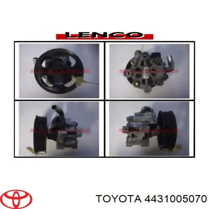 4431005070 Toyota bomba hidráulica de dirección