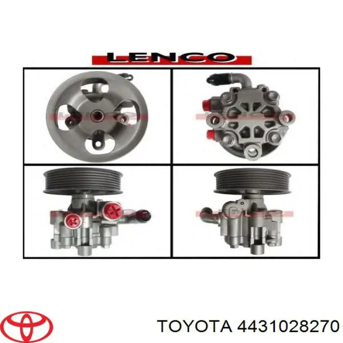 4431028270 Toyota bomba hidráulica de dirección