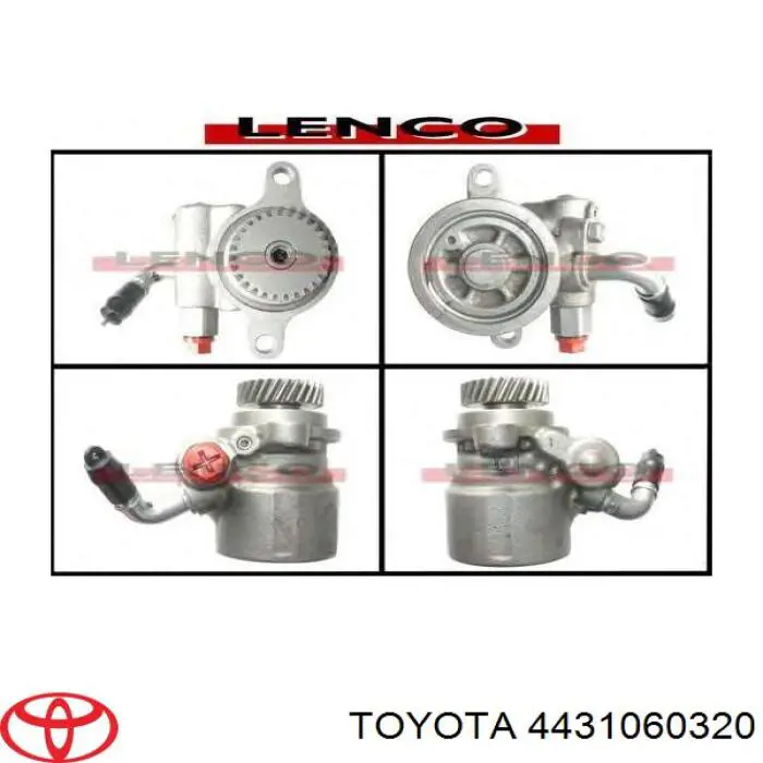 Bomba de dirección asistida  Toyota 4431060320 precio, desde 182,43 EUR