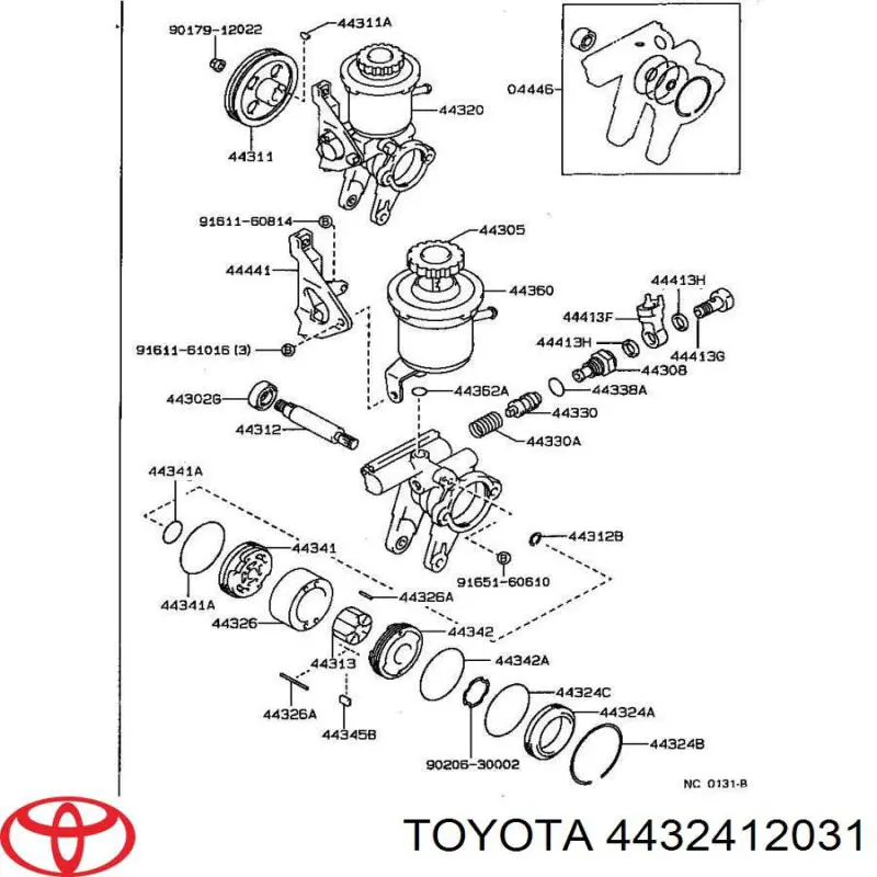 4432412031 Toyota