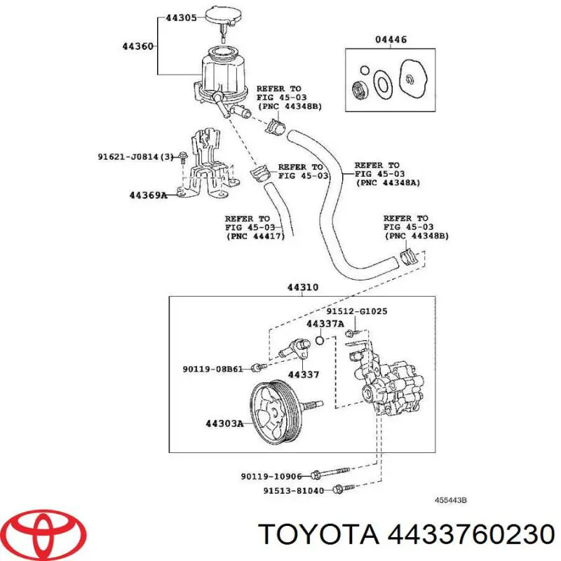 4433760230 Toyota