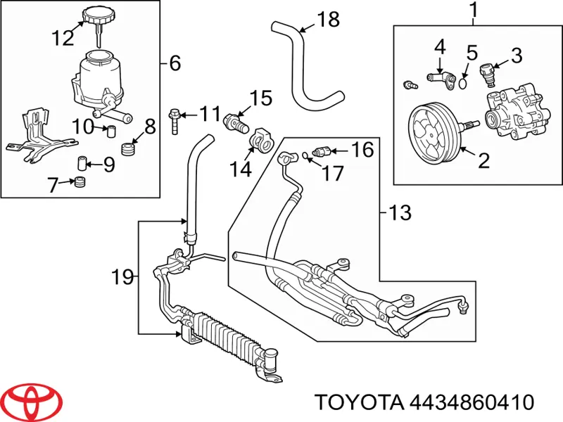 4434860410 Toyota