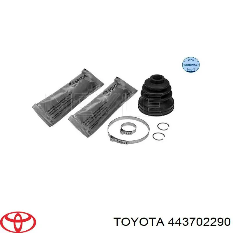 443702290 Toyota fuelle, árbol de transmisión delantero interior