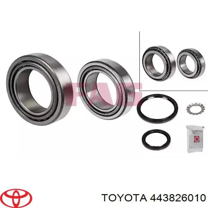 443826010 Toyota fuelle, árbol de transmisión delantero interior