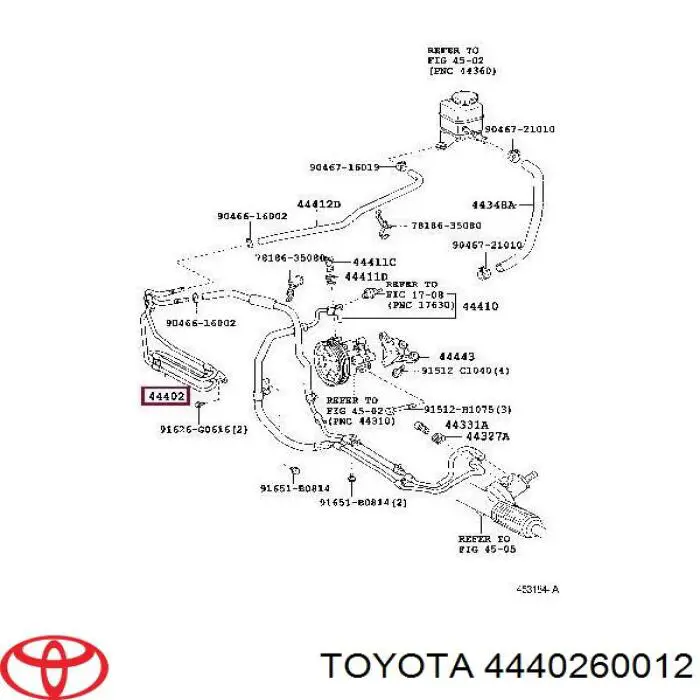 4440260012 Toyota