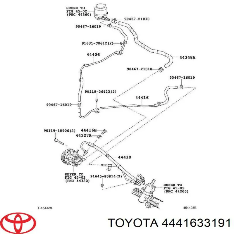 4441633191 Toyota