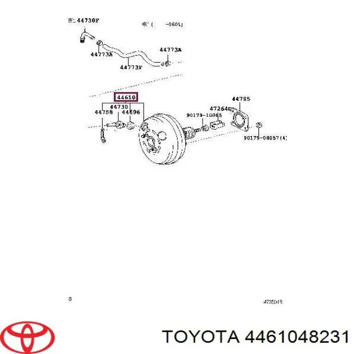 Servofreno de vacío para Lexus RX (U3_)