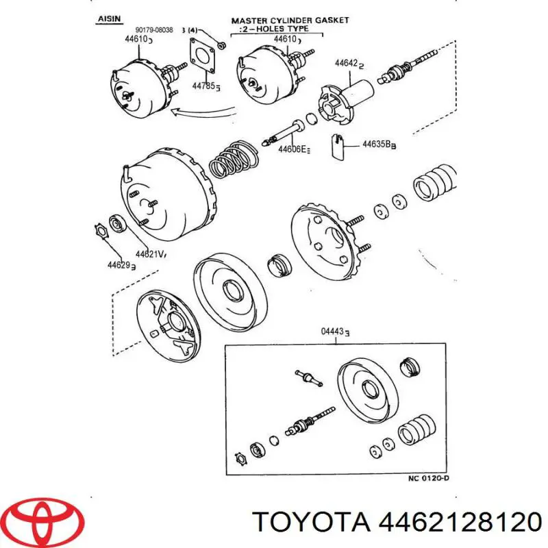  Toyota 4462128120 precio, desde 9,11 EUR