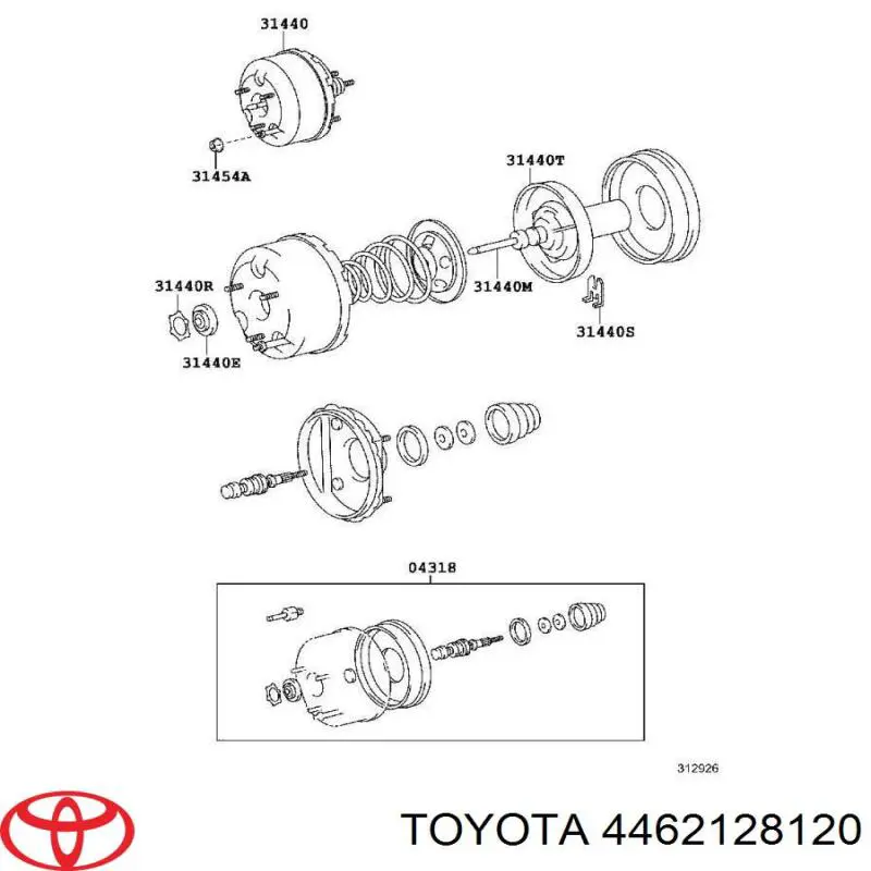 4462128120 Toyota 