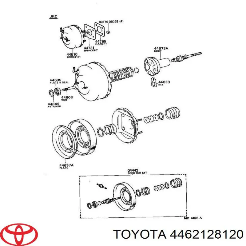 Comprar 4462128120 Toyota 