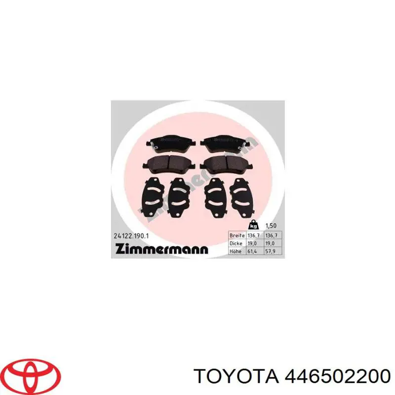 Pastillas de freno delanteras Toyota Corolla E12