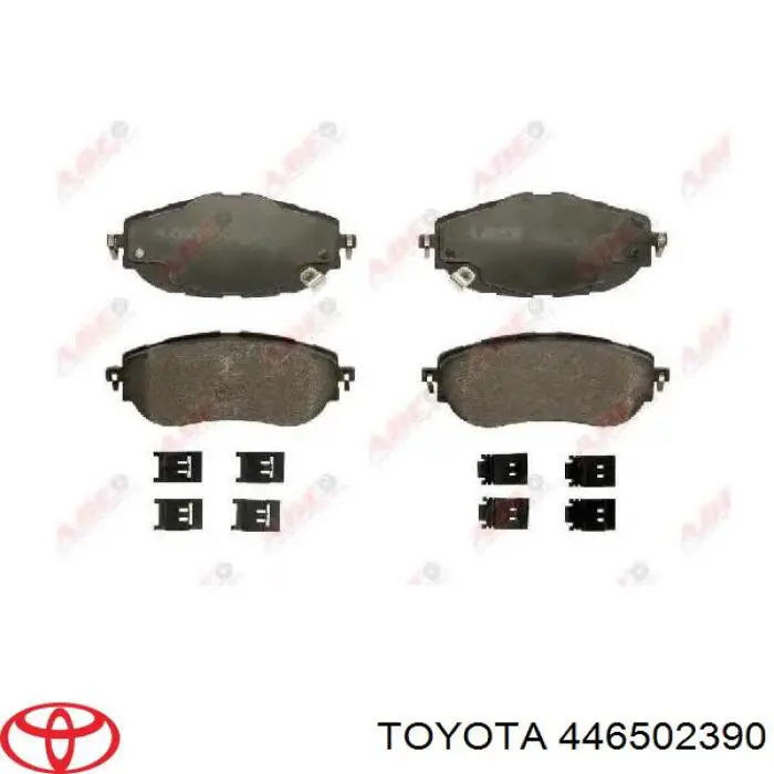 Pastillas freno delanteras Toyota 446502390 precio, desde 30,15 EUR