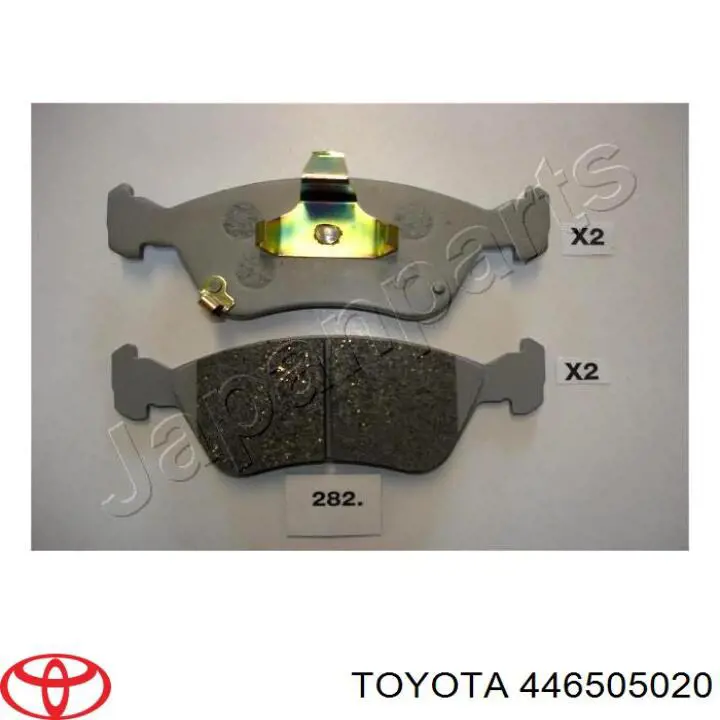 446505020 Toyota pastillas de freno delanteras