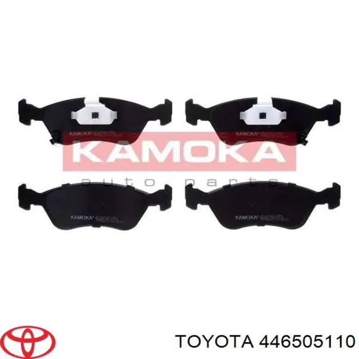 446505110 Toyota pastillas de freno delanteras