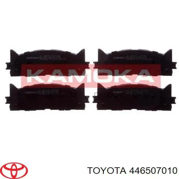 446507010 Toyota pastillas de freno delanteras