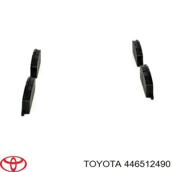 446512490 Toyota pastillas de freno delanteras