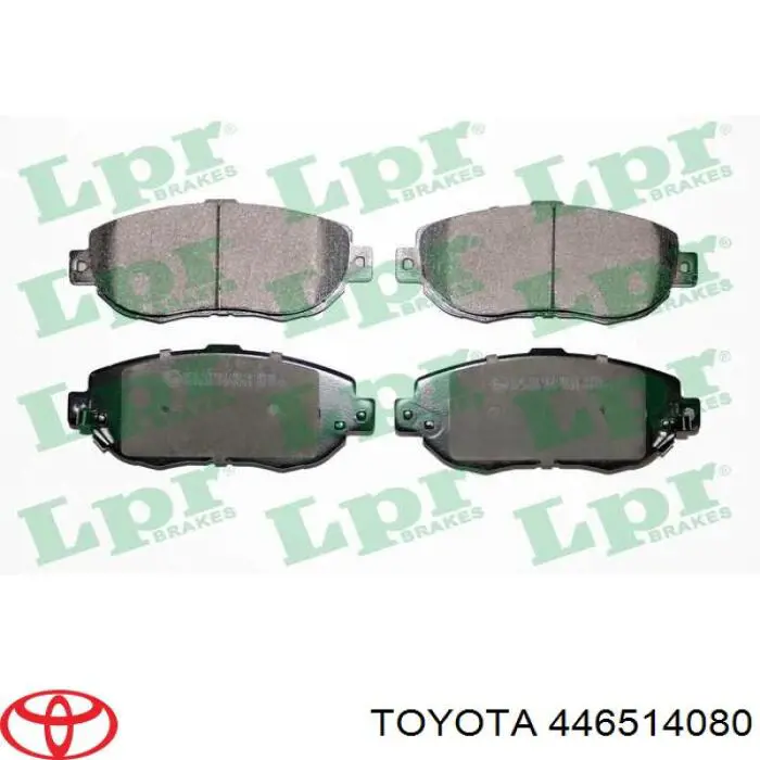 446514080 Toyota pastillas de freno delanteras