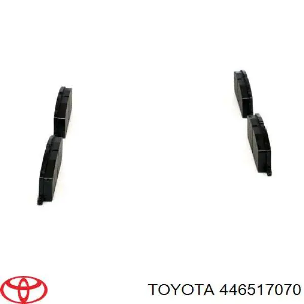 446517070 Toyota pastillas de freno delanteras