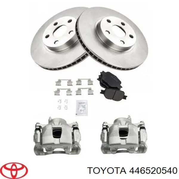 446520540 Toyota pastillas de freno delanteras