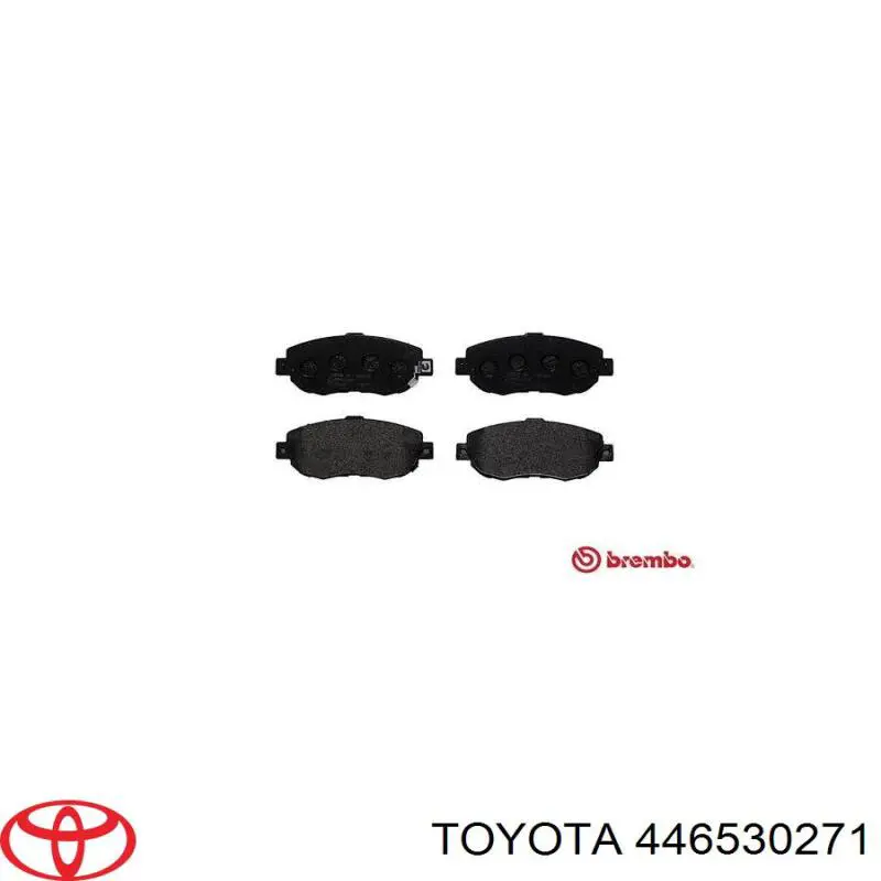 446530271 Toyota pastillas de freno delanteras