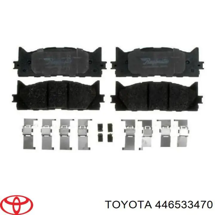 446533470 Toyota pastillas de freno delanteras