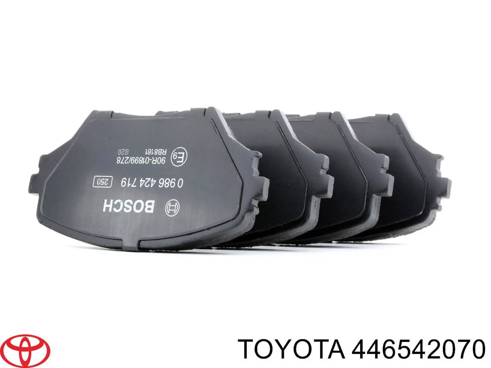 446542070 Toyota pastillas de freno delanteras