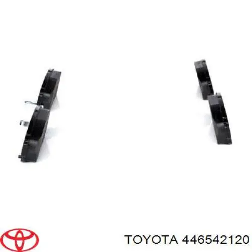 446542120 Toyota pastillas de freno delanteras