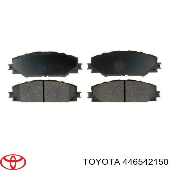 446542150 Toyota pastillas de freno delanteras