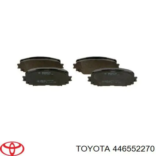 446552270 Toyota pastillas de freno delanteras