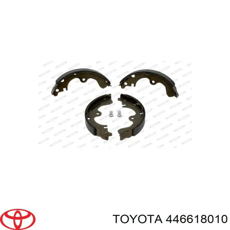 446618010 Toyota pastillas de freno traseras