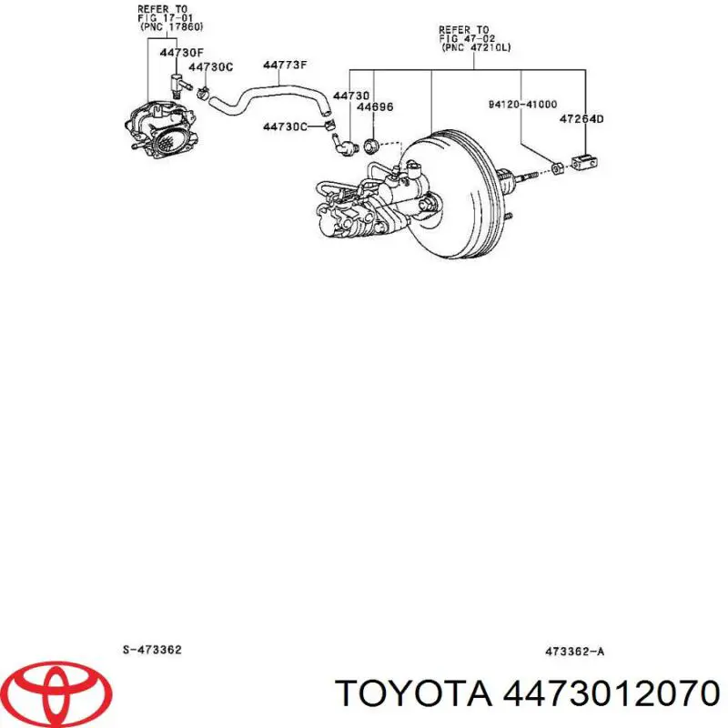  Toyota 4473012070 precio, desde 59,58 EUR