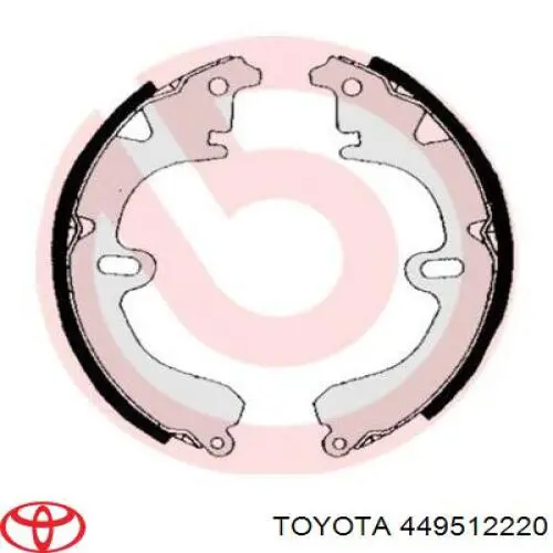 Zapatas de freno de tambor traseras Toyota 449512220 precio, desde 20,72 EUR