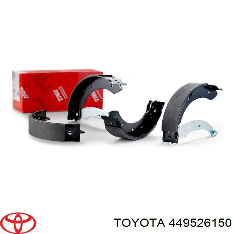 449526150 Toyota zapatas de frenos de tambor traseras