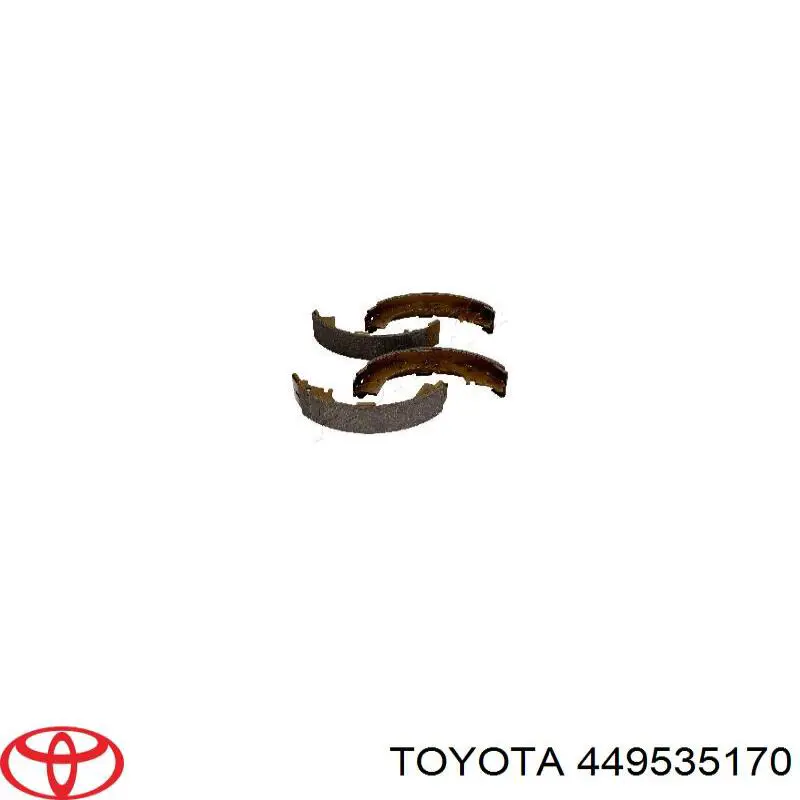 449535170 Toyota zapatas de frenos de tambor traseras