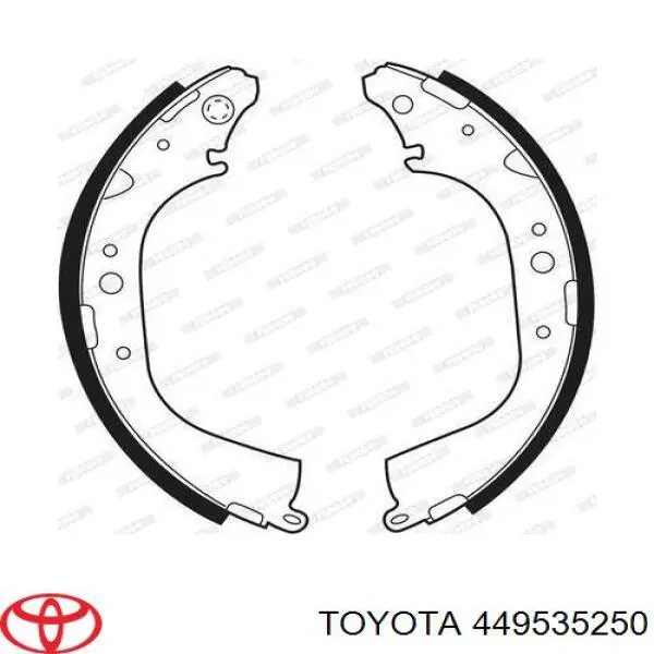 Comprar 449535250 Toyota Zapatas de freno