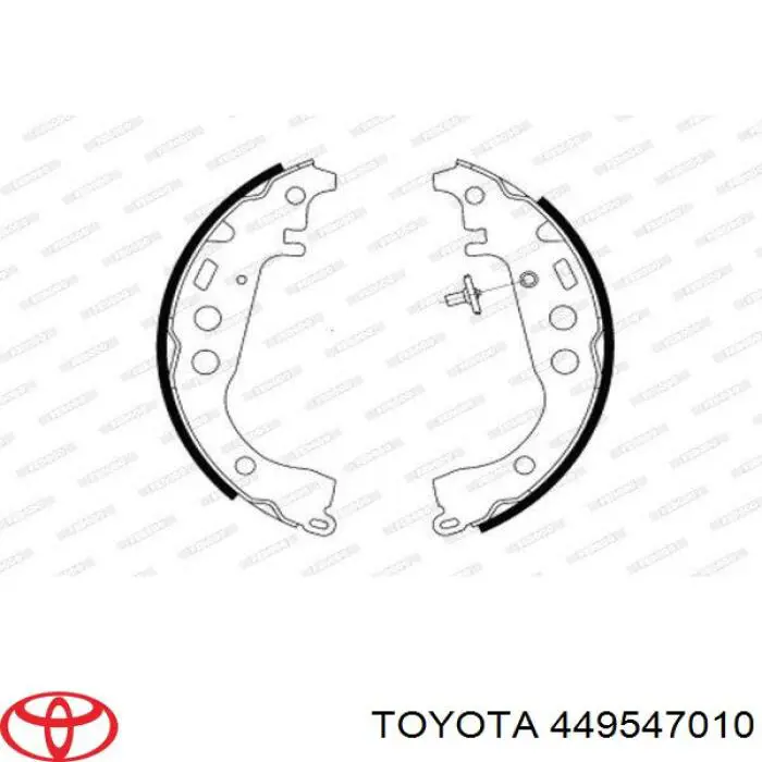 Comprar 449547010 Toyota Zapatas de freno