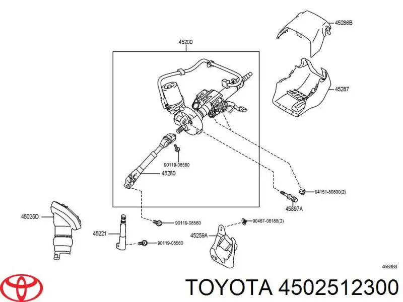  Toyota 4502512300 precio, desde 133,11 EUR